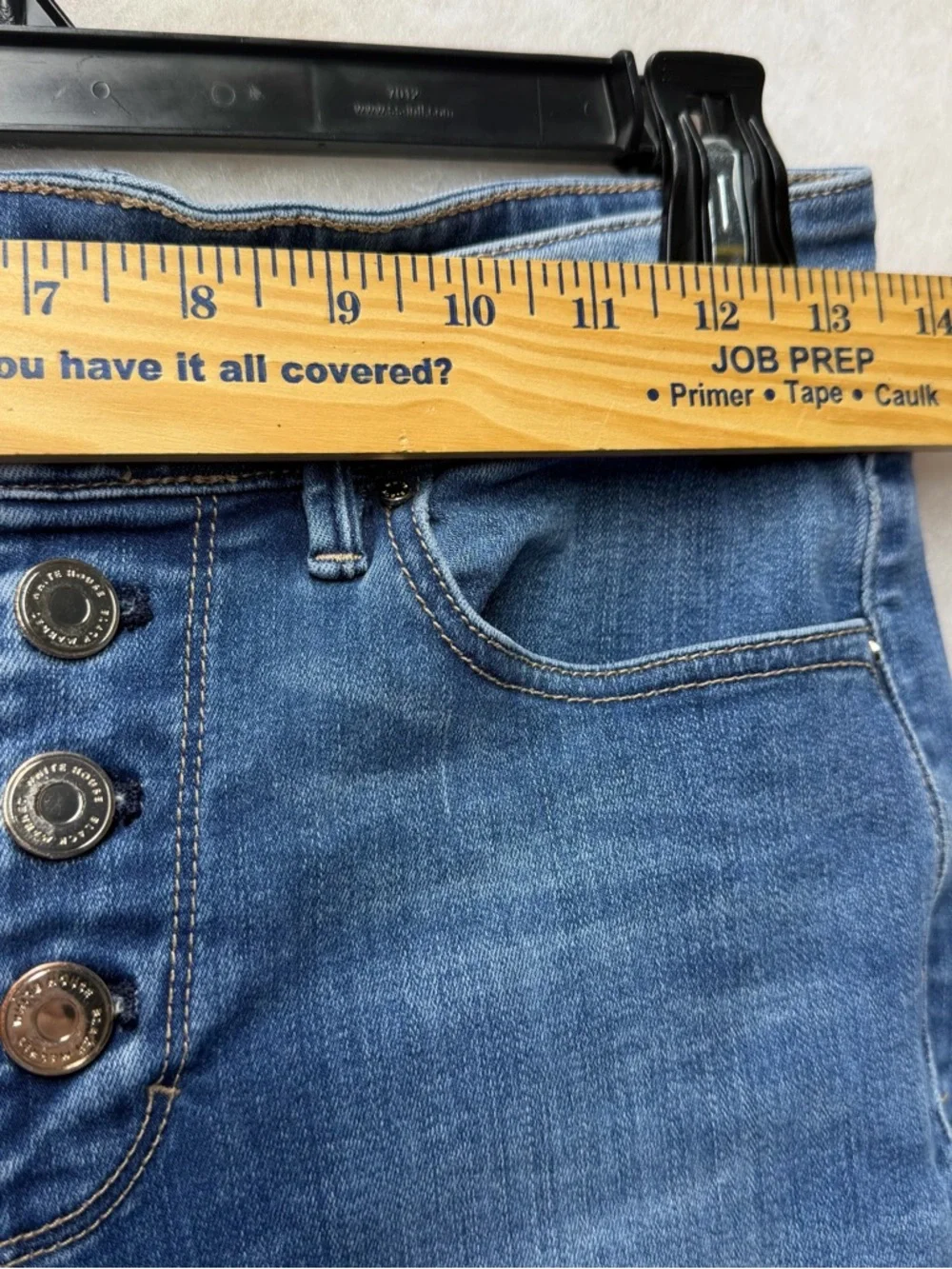 White House Black Market The Skinny Ankle Jeans Size 2 High Rise Button Fly - Picture 5 of 10